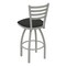 Holland Bar Stool Co 30" Swivel Bar Stool, Nickel Finish, Canter Iron Seat 41030AN008 - alternate 3